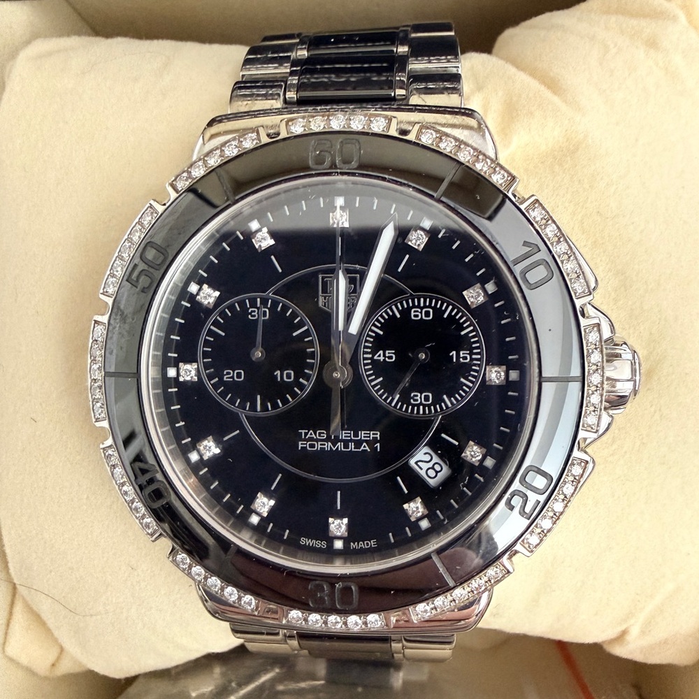 Tag Heuer 72 diamonds, unisex FORMULA 1 - Chronograph Watch - Picture 5 of 16